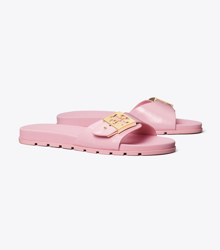 [AT DELHI] TORY BURCH Mellow Slide - Rosa Candy / Gold image 0