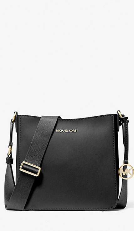 Michael Kors Jet Set Travel Small Messenger Bag - Black Black image 0