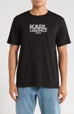 KARL LAGERFELD Rubberized Karl Graphic T-Shirt image 2