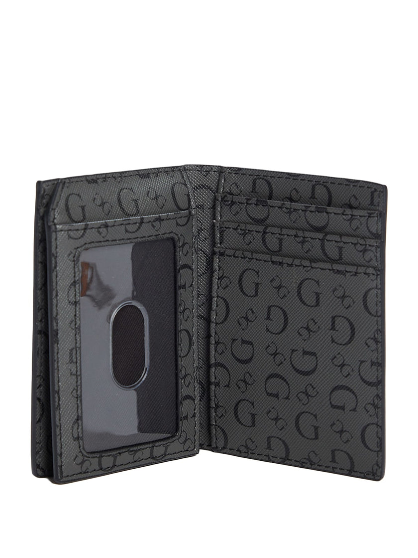 Guess Logo L-Fold Wallet - Grey image 2