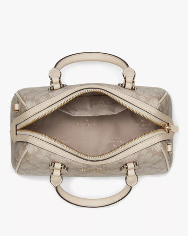 KATE SPADE Spade Flower Small Dolly Duffle - Dark Beige Multi image 3
