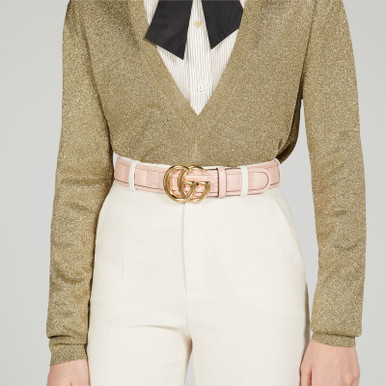 GUCCI Wide belt GG Marmont Quilted image 3