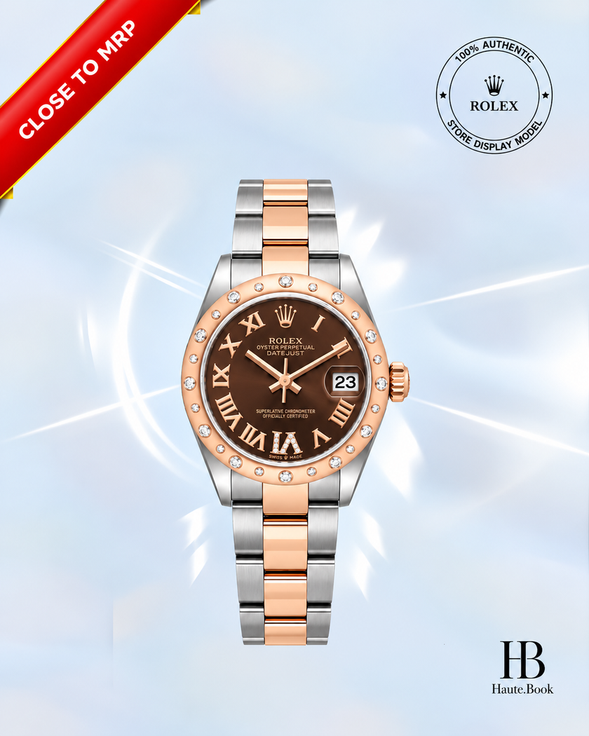 [AT MRP] [Brand New] Rolex Datejust Chocolate Roman Dial Stainless Steel 31 mm