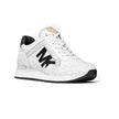 [ At India ] MIKHAEL KORS Women's Maddy Logo Trainer Sneakers Bright White