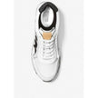 [ At India ] MIKHAEL KORS Women's Maddy Logo Trainer Sneakers Bright White