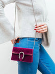 GUCCI Dionysus Super Mini Bag - Purple Velvet image 0