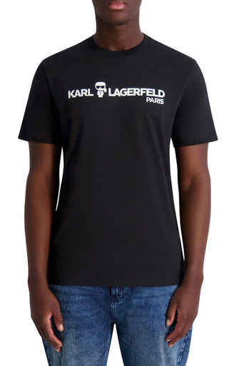 KARL LAGERFELD Core Logo Graphic T-Shirt image 4