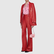 GUCCI Super Mini Gg Marmont In Quilted Leather Bag - Pink image 1