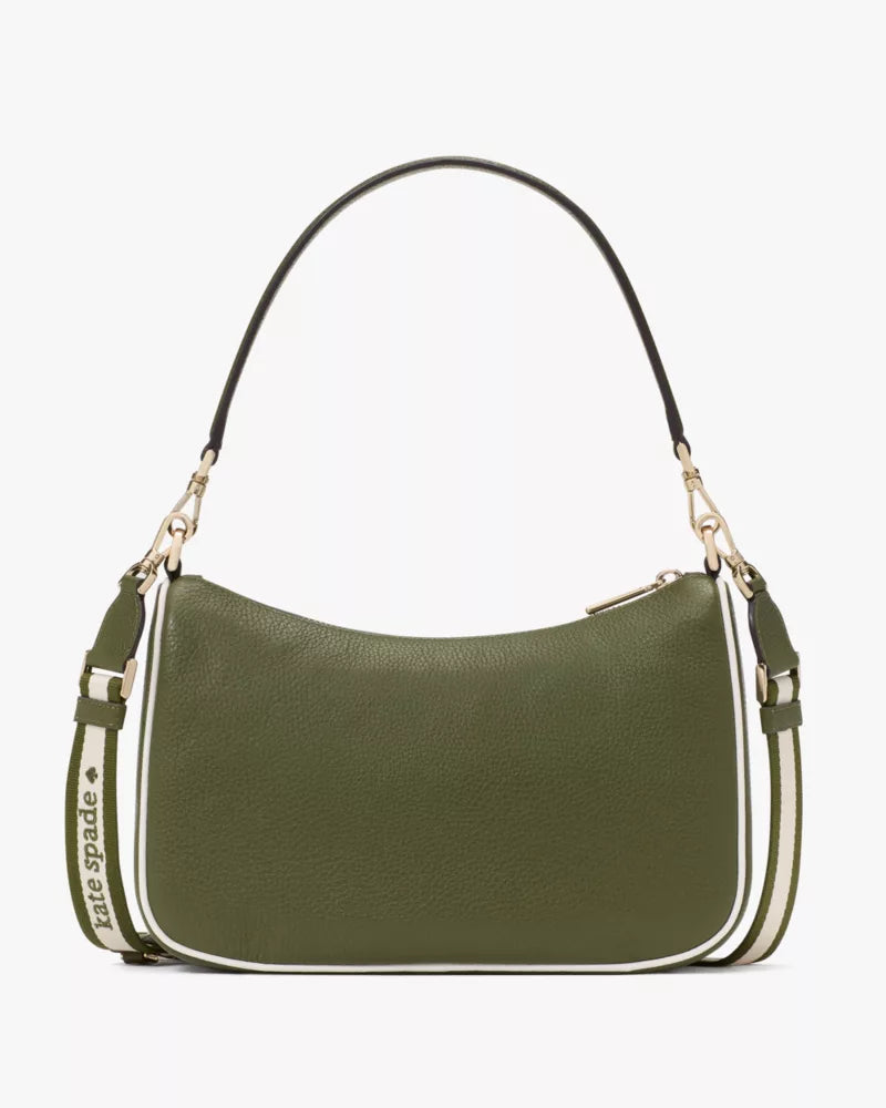 [AT DELHI] KATE SPADE Emma Medium Shoulder Bag - Enchanted Green Multi image 3