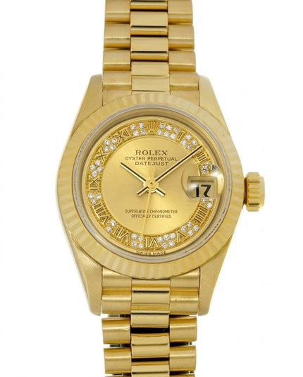 [Store Display]Rolex Datejust Champagne Diamond 26mm