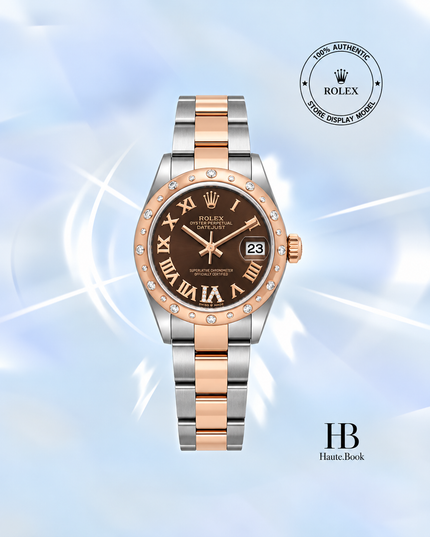[Brand New] Rolex Datejust Chocolate Roman Dial Stainless Steel 31 mm