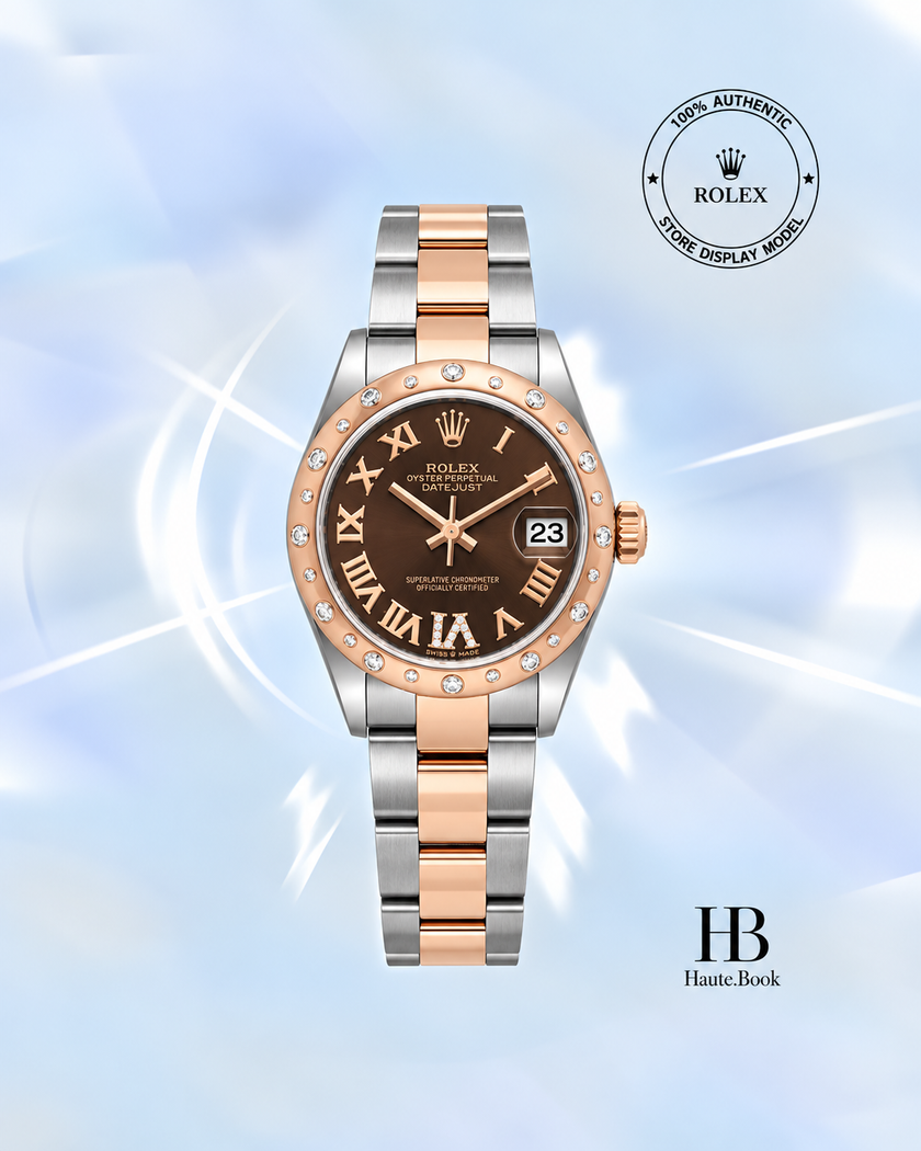 [Brand New] Rolex Datejust Chocolate Roman Dial Stainless Steel 31 mm