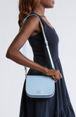 KATE SPADE Madison Saffiano Leather Saddle Bag - Ocean Fog image 1