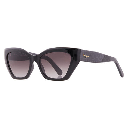 SALVATORE FERRAGAMO Grey Gradient Cat Eye Ladies Sunglasses SF1043S 001 54 image 1