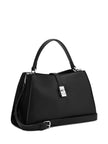 Guess Rudie Embossed Logo Satchel - Black image 2