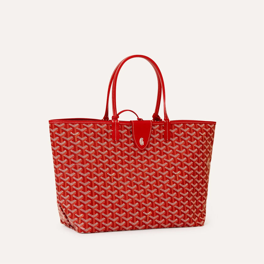 [AT DELHI] GOYARD Saint Louis PM Bag - Red image 4