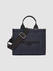 KARL LAGERFELD Kristina Small Tote With Top Zipper - Denim Blue image 0