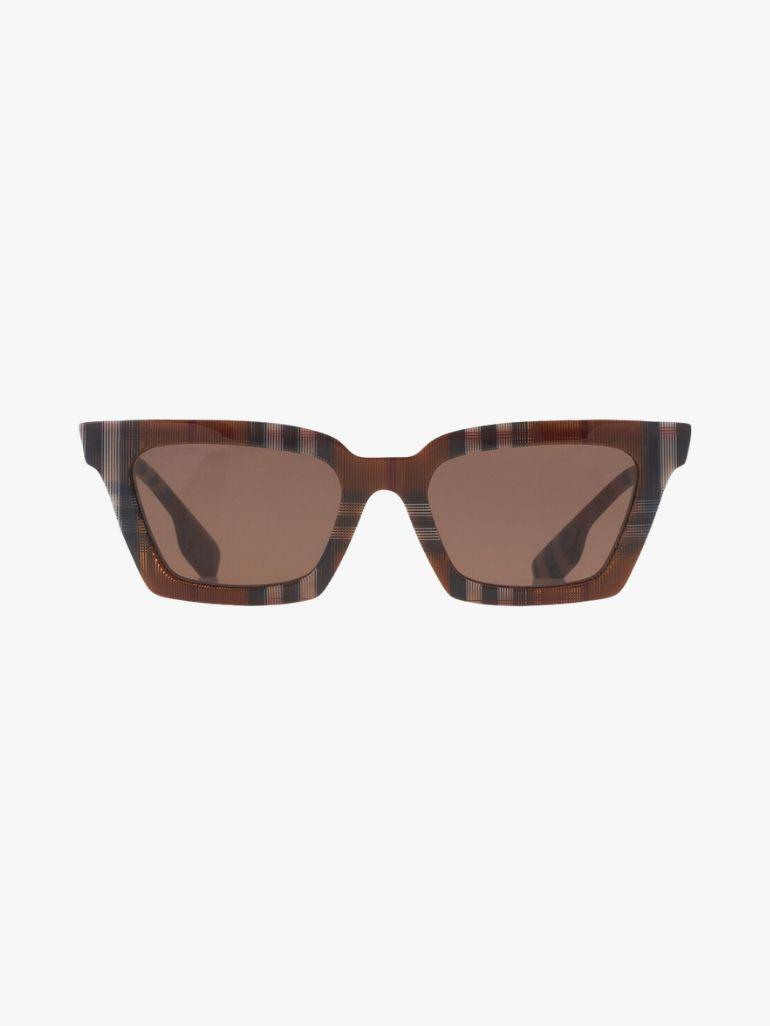 [ARRIVING] BURBERRY Briar Dark Brown Square Ladies Sunglasses image 0