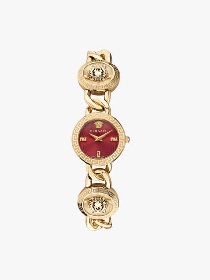 VERSACE Stud Icon 26MM IP Yellow Goldtone Stainless Steel Bracelet Watch image 0