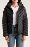 MICHAEL KORS Hooded Packable Chevron Quilted Jacket (Arriving In Delhi) image 1