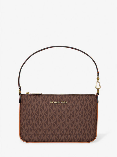 MICHAEL kORS Jet Set small convertible wristlet bag with exclusive logo image 4