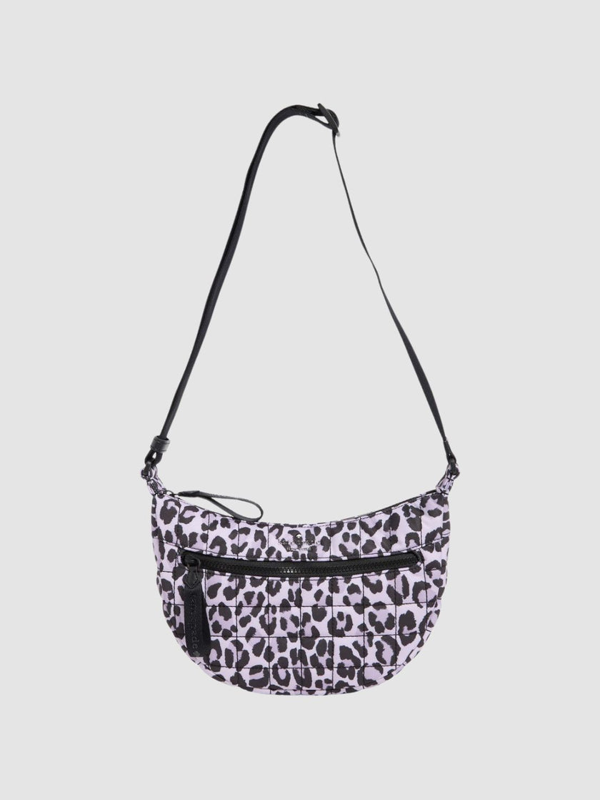 KATE SPADE Camden Leopard Quilted Crossbody Bag - Violet Mist Multi image 0