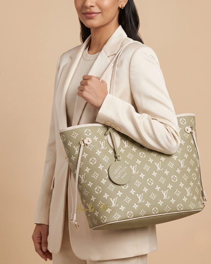 LOUIS VUITTON Neverfull Khaki