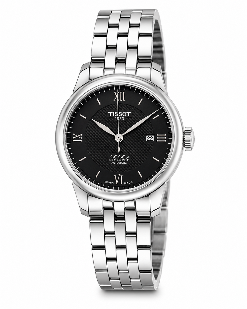 TISSOT Le Locle Automatic Black Dial Ladies Watch