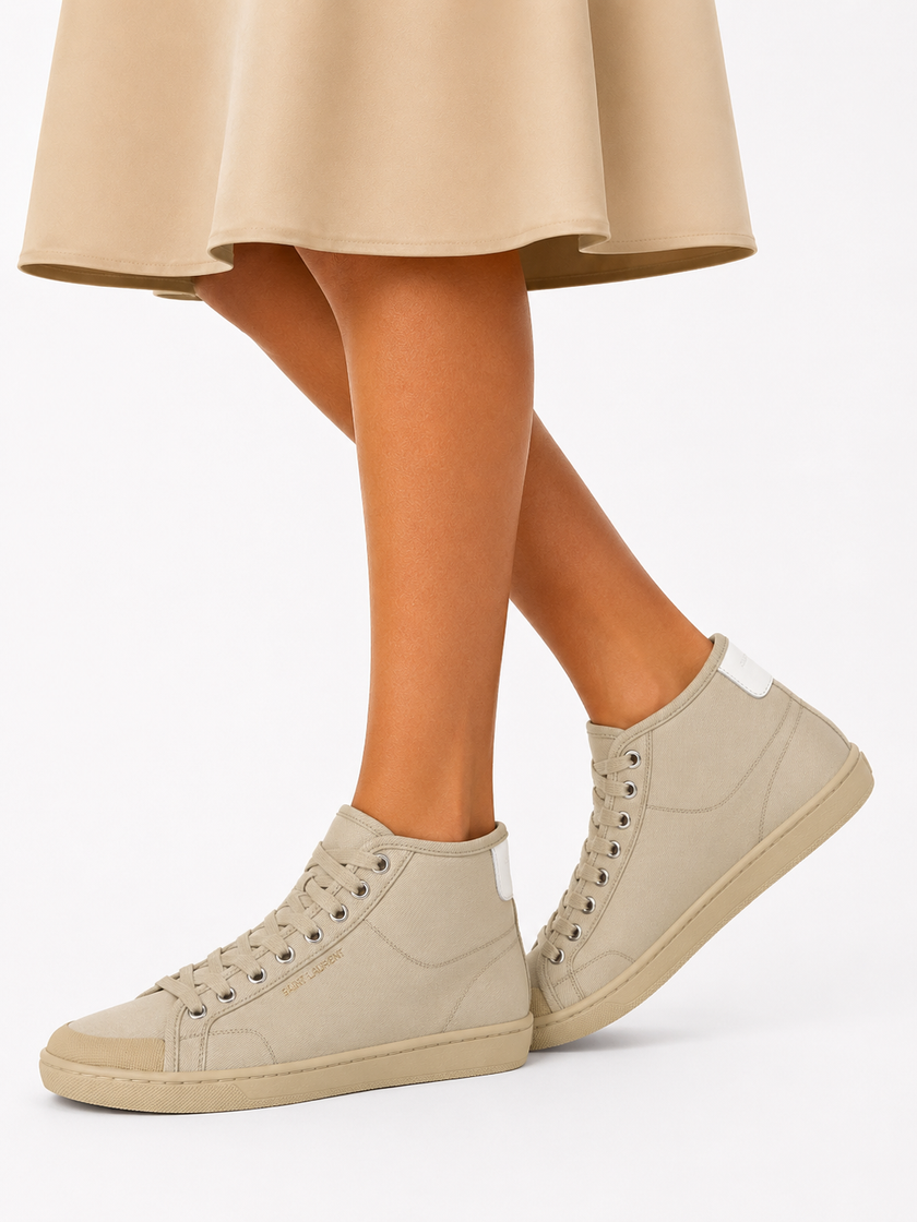 SAINT LAURENT Canvas Sneakers