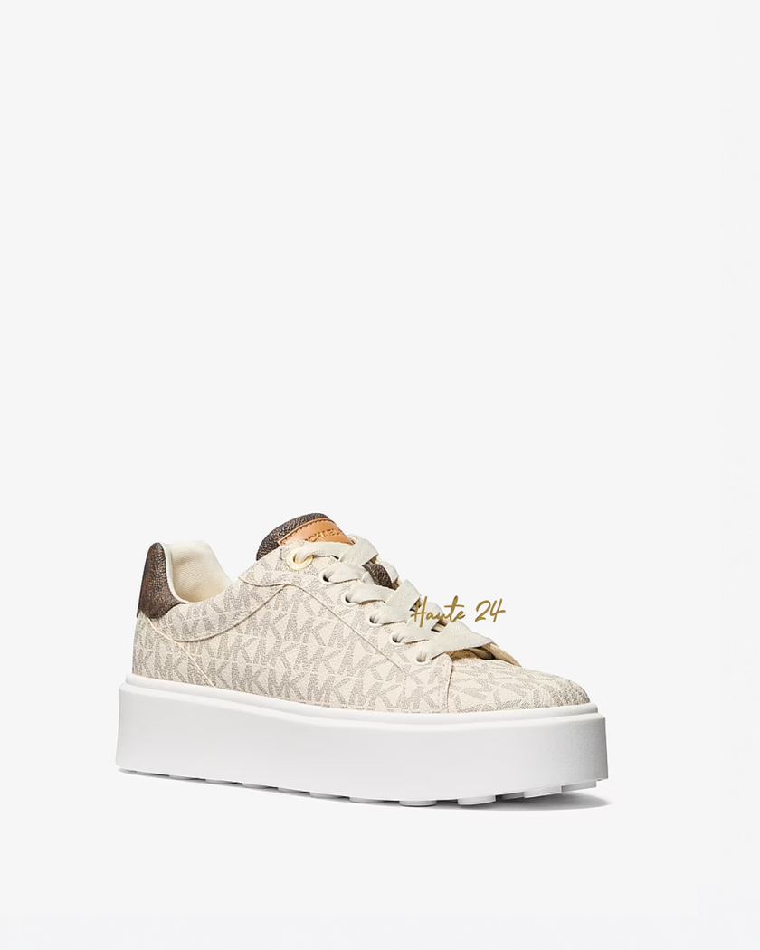 MICHAEL KORS Romey Two-Tone Logo Platform Sneaker
