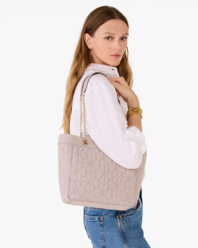 KATE SPADE Spade Flower Quilted Fabric Medium Tote image 1