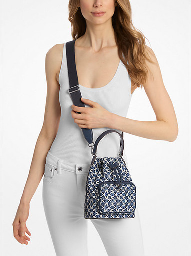 MICHAEL KORS  Khai Small Signature Logo Bucket Bag image 1