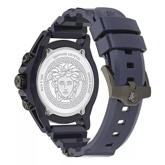 Versace Icon Active Chronograph Quartz Blue Dial Unisex Watch image 1