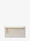 [AT DELHI] Michael Kors Jet Set Large Logo Trifold Wallet - Vanilla image 2