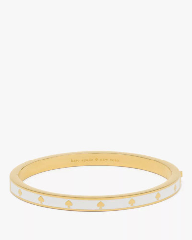 KATE SPADE  Spot The Spade Enamel Hinged Bangle image 0