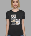 KARL LAGERFELD PARIS Karl And Choupette Fan Tee image 0