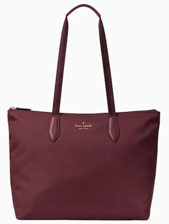 Kate Spade Mel Packable Tote - Deep Berry image
