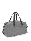 Guess Faux-Leather Trim Duffle Bag - Gray image 1