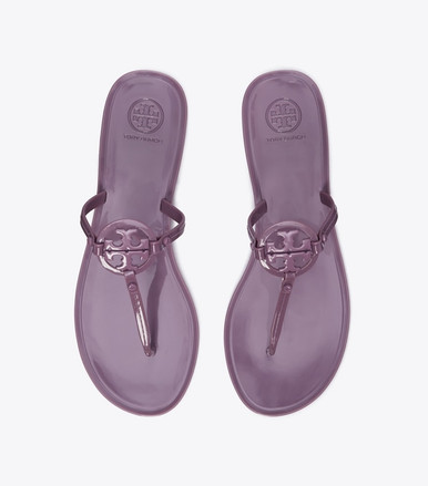 TORY BURCH Mini Miller Jelly Sandal - Vintage Eggplant image 1