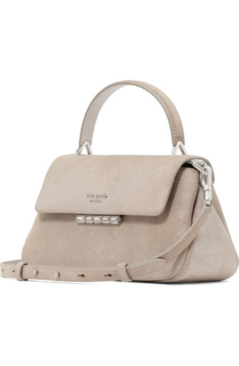 KATE SPADE  small grace glitter suede top handle bag image 1