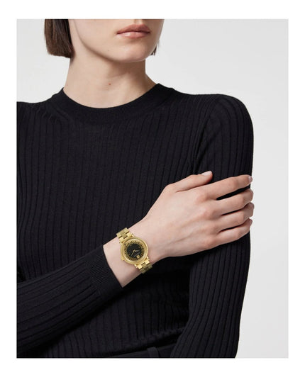 VERSACE Greca Flourish Quartz Black Dial Ladies Watch image 1