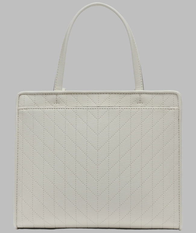 [AT DELHI] KARL LAGERFELD Maybelle Satchel With Pins - White image 1