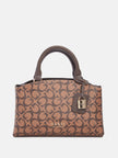 Guess Easley Small Satchel - Brown image 0