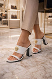 VERSACE Medusa Sandals White image 0
