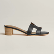 [AT DELHI] HERMES Oasis sandal - Black image 2