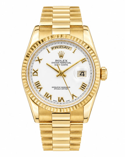 [CLASSIC] Rolex Day-Date Presidential Roman Dial Yellow Gold 36MM