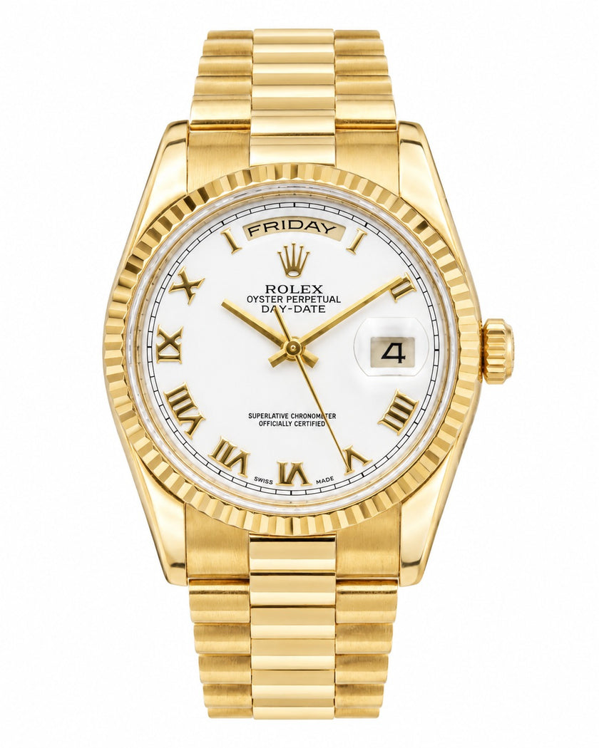 [CLASSIC] Rolex Day-Date Presidential Roman Dial Yellow Gold 36MM