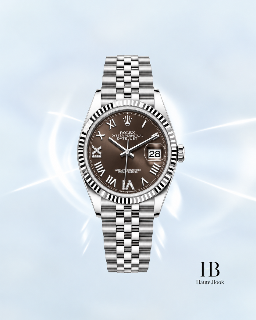 ROLEX Datejust Dark grey Roman Jubilee 126234-0071 36mm