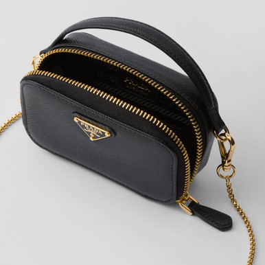 PRADA Patent Leather Mini-Pouch - Black (@Delhi Studio) image 1