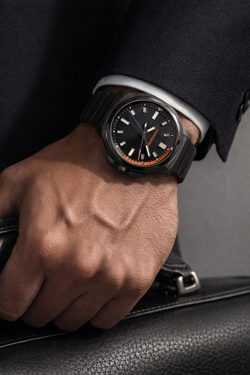 SALVATORE FERRAGAMO Sport Quartz Black Dial Men's Watch (Arriving In Delhi) image 0